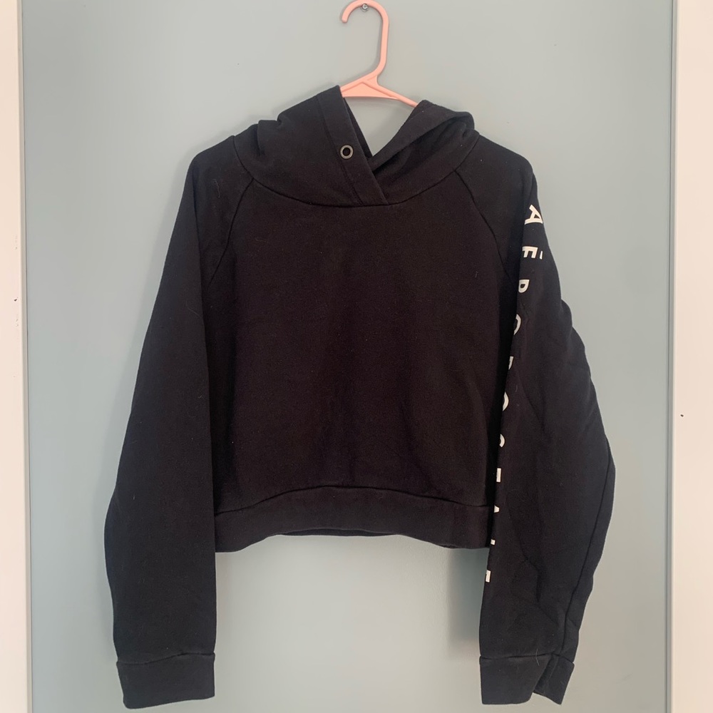 Women’s Cropped Aeropostale Graphic Hoodie